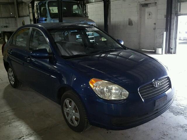 KMHCN46CX9U370056 - 2009 HYUNDAI ACCENT GLS BLUE photo 1