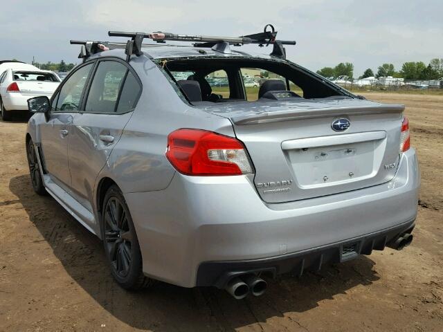 JF1VA1D68F9817251 - 2015 SUBARU WRX PREMIU GRAY photo 3