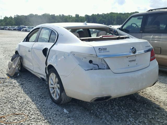 1G4GA5G32EF240742 - 2014 BUICK LACROSSE WHITE photo 3