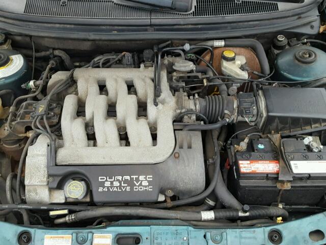 3FAFP66L6WM142665 - 1998 FORD CONTOUR LX GREEN photo 7