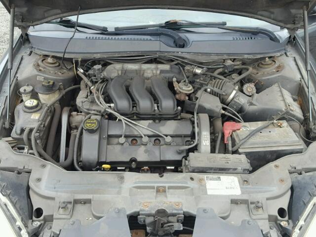 1FAHP56S62A182469 - 2002 FORD TAURUS SEL GRAY photo 7