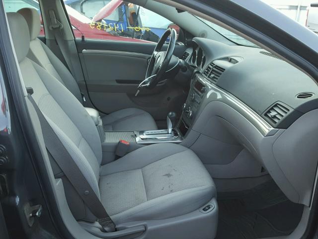 1G8ZS57BX8F252590 - 2008 SATURN AURA GRAY photo 5