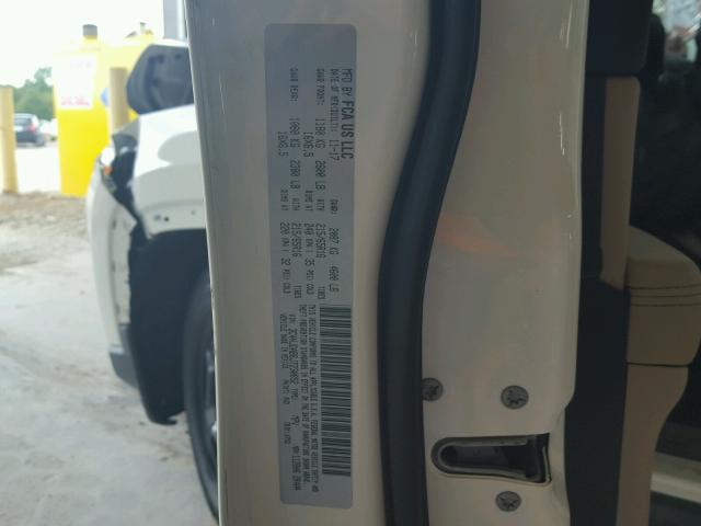 3C4NJDAB6JT230852 - 2018 JEEP COMPASS SP 白色 照片 10