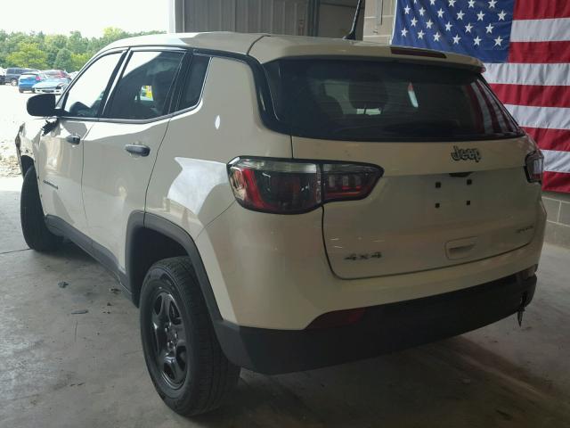 3C4NJDAB6JT230852 - 2018 JEEP COMPASS SP 白色 照片 3