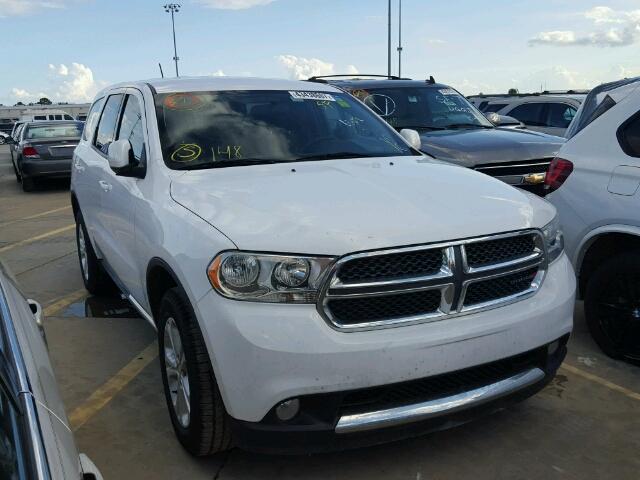 1C4RDHAG9DC681978 - 2013 DODGE DURANGO SX WHITE photo 1