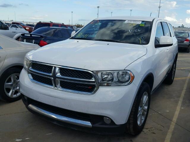 1C4RDHAG9DC681978 - 2013 DODGE DURANGO SX WHITE photo 2