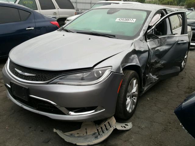 1C3CCCCB1FN528911 - 2015 CHRYSLER 200 C GRAY photo 2