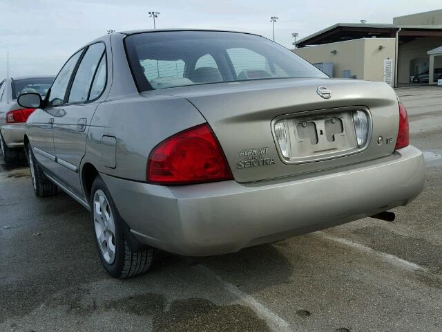 3N1CB51D46L628972 - 2006 NISSAN SENTRA 1.8 TAN photo 3