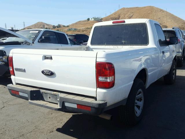 1FTYR10D88PA84914 - 2008 FORD RANGER WHITE photo 4