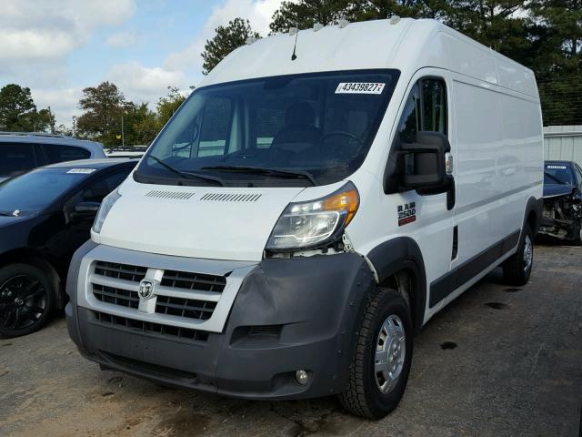 3C6TRVDG1EE107281 - 2014 RAM PROMASTER WHITE photo 2