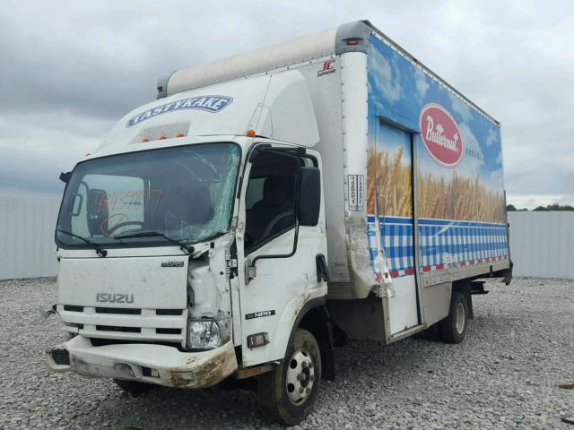 54DB4W1B2FS807161 - 2015 ISUZU NPR WHITE photo 2