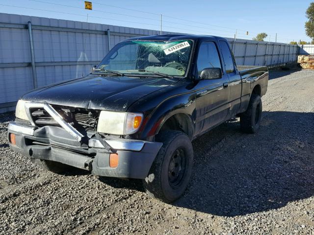 4TAWN72N9XZ446971 - 1999 TOYOTA TACOMA XTR BLACK photo 2