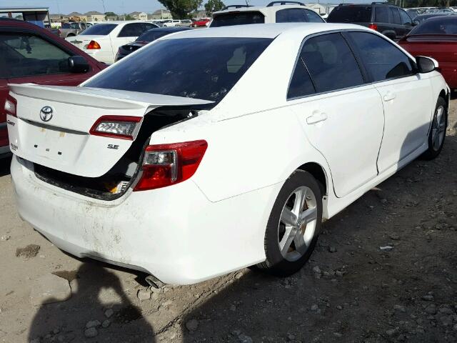 4T1BF1FK9EU412399 - 2014 TOYOTA CAMRY L WHITE photo 4