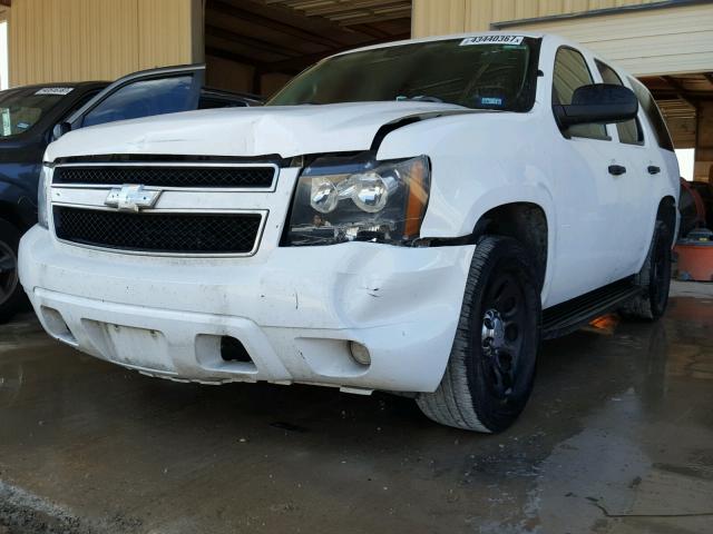 1GNLC2E02ER181024 - 2014 CHEVROLET TAHOE WHITE photo 2