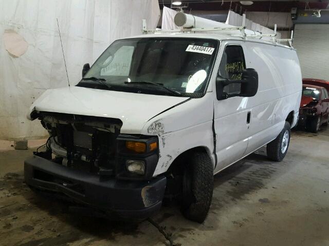 1FTNE2EL7EDA86994 - 2014 FORD ECONOLINE WHITE photo 2