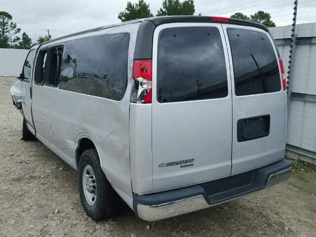 1GAZG1FG7E1179130 - 2014 CHEVROLET EXPRESS G3 SILVER photo 3