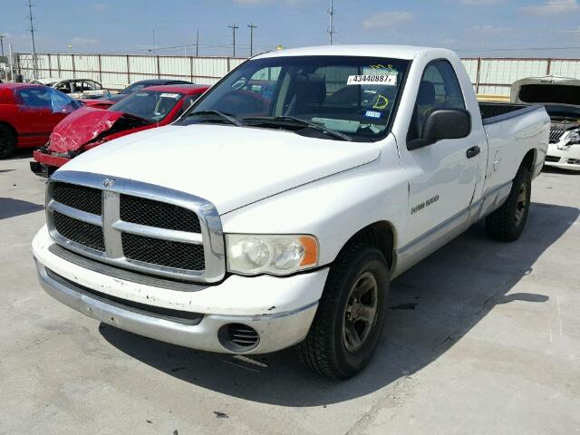 1D7HA16N15J520966 - 2005 DODGE RAM 1500 WHITE photo 2