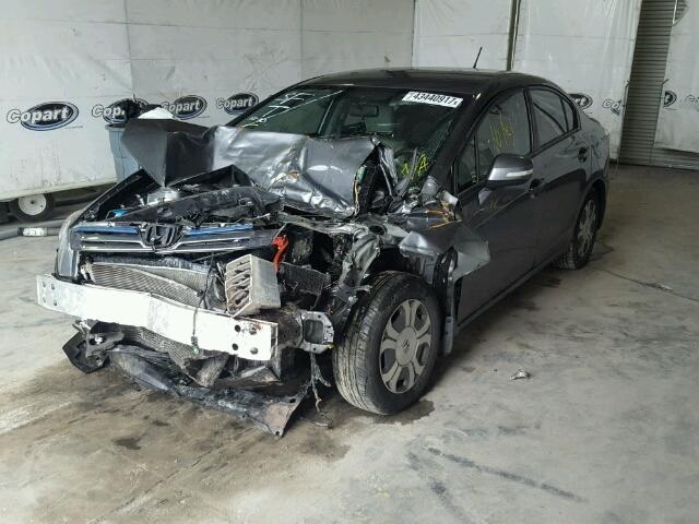JHMFB4F23CS011389 - 2012 HONDA CIVIC GRAY photo 2