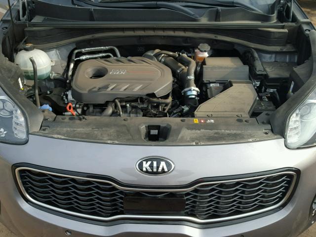 KNDPRCA63H7246892 - 2017 KIA SPORTAGE S GRAY photo 7