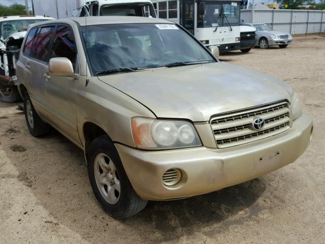 JTEGD21A320029982 - 2002 TOYOTA HIGHLANDER GOLD photo 1