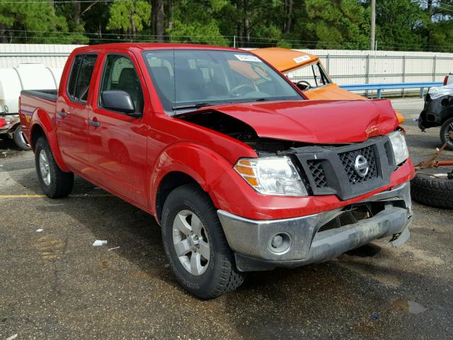 1N6AD0ER8AC443106 - 2010 NISSAN FRONTIER C RED photo 1