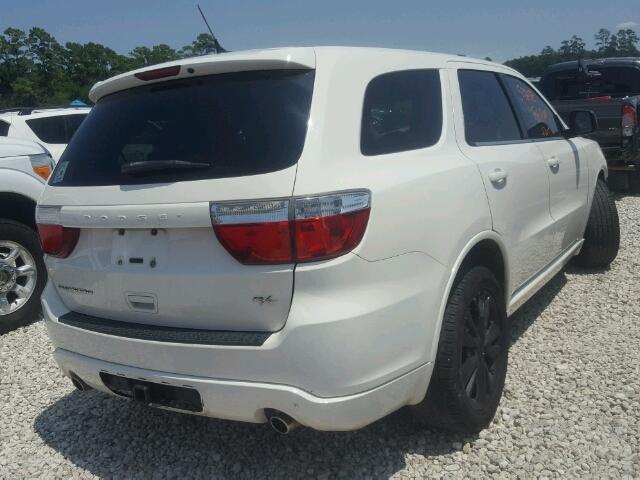 1C4SDHCT9CC121792 - 2012 DODGE DURANGO R/ WHITE photo 4