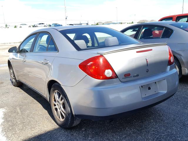 1G2ZF55BX64189906 - 2006 PONTIAC G6 SE SILVER photo 3