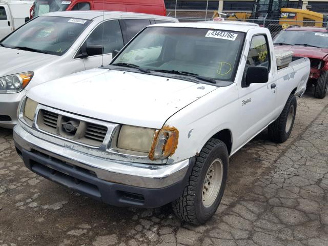 1N6DD21S0WC367468 - 1998 NISSAN FRONTIER X WHITE photo 2