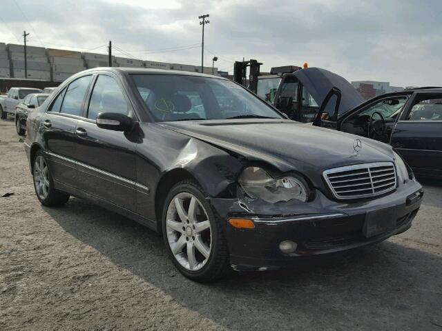 WDBRF40J43A479056 - 2003 MERCEDES-BENZ C 230K SPO BLACK photo 1