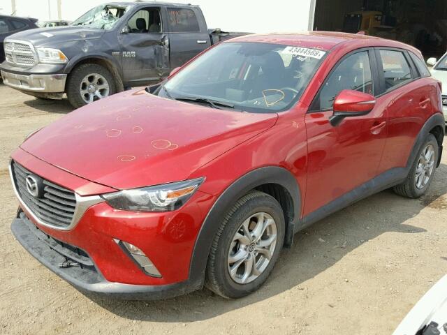 JM1DKBC70G0114851 - 2016 MAZDA CX-3 TOURI RED photo 2