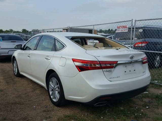4T1BK1EB5DU027143 - 2013 TOYOTA AVALON BAS WHITE photo 3