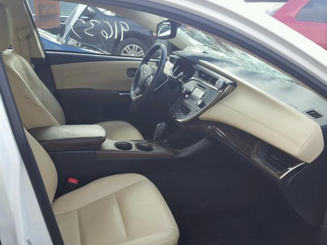 4T1BK1EB5DU027143 - 2013 TOYOTA AVALON BAS WHITE photo 5