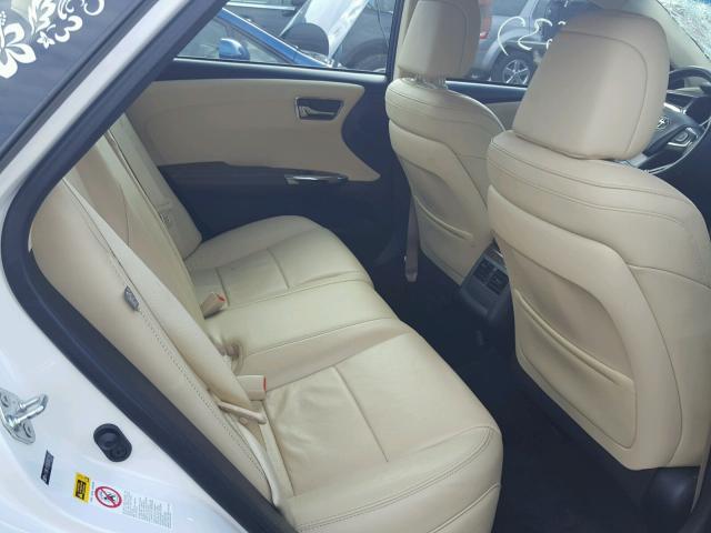 4T1BK1EB5DU027143 - 2013 TOYOTA AVALON BAS WHITE photo 6