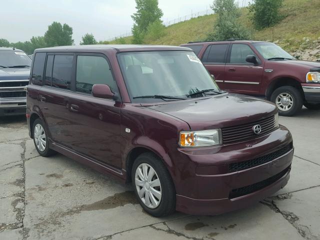 JTLKT324X50194369 - 2005 TOYOTA SCION XB მუქწითელი ფოტო 1