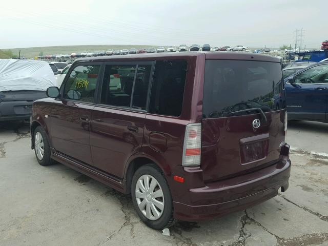 JTLKT324X50194369 - 2005 TOYOTA SCION XB მუქწითელი ფოტო 3
