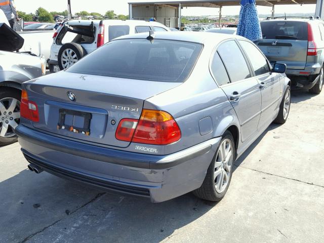 WBAAV53431JS94410 - 2001 BMW 330 I BLUE photo 4