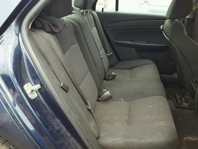 1G1ZC5EB9AF122546 - 2010 CHEVROLET MALIBU 1LT 蓝色 照片 6