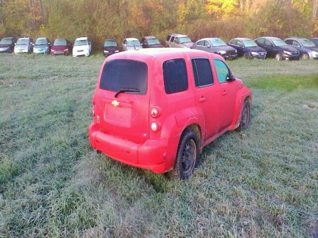 3GNCA13D48S711761 - 2008 CHEVROLET HHR LS RED photo 4
