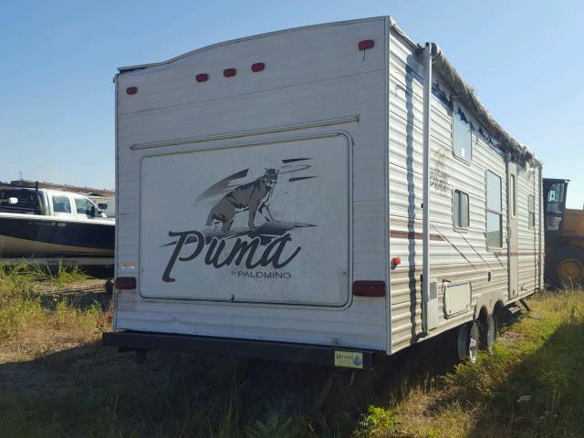 4X4TPUC277P009979 - 2007 CABIN TRAILER PUMA WHITE photo 4