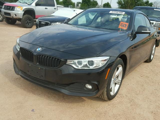 WBA3N5C57FK484570 - 2015 BMW 428 XI BLACK photo 2