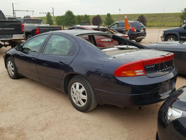 2B3HD46R83H538953 - 2003 DODGE INTREPID S BLUE photo 3