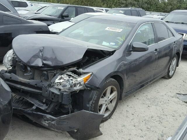 4T1BF1FKXEU412315 - 2014 TOYOTA CAMRY L GRAY photo 2