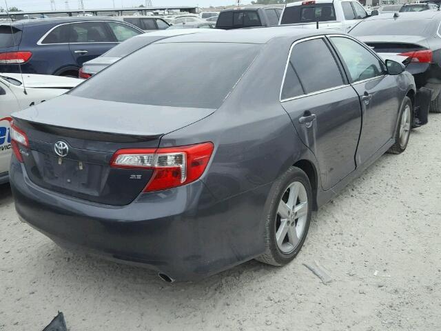 4T1BF1FKXEU412315 - 2014 TOYOTA CAMRY L GRAY photo 4