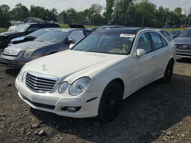 WDBUF87X48B240250 - 2008 MERCEDES-BENZ E 350 4MAT WHITE photo 2