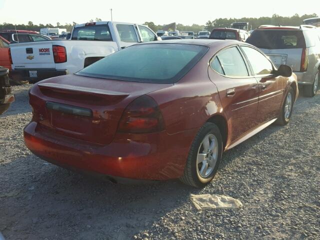 2G2WP552571199188 - 2007 PONTIAC GRAND PRIX წითელი ფოტო 4