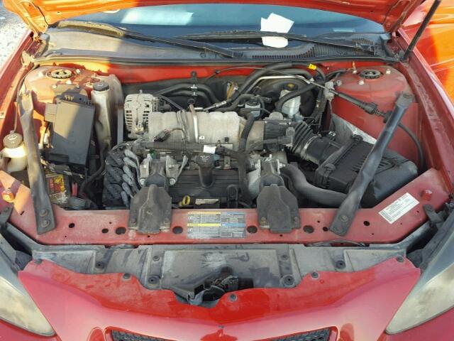 2G2WP552571199188 - 2007 PONTIAC GRAND PRIX წითელი ფოტო 7