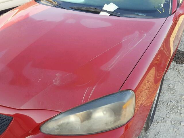 2G2WP552571199188 - 2007 PONTIAC GRAND PRIX წითელი ფოტო 9
