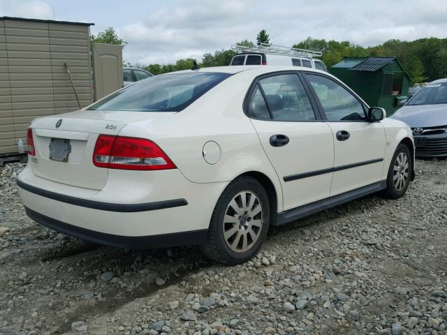 YS3FB45S031059112 - 2003 SAAB 9-3 LINEAR WHITE photo 4