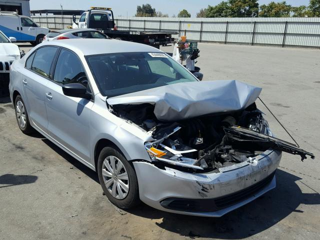 3VW2K7AJ0EM410706 - 2014 VOLKSWAGEN JETTA BASE 银色 照片 1