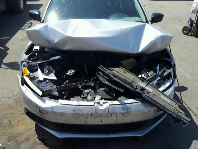 3VW2K7AJ0EM410706 - 2014 VOLKSWAGEN JETTA BASE 银色 照片 9